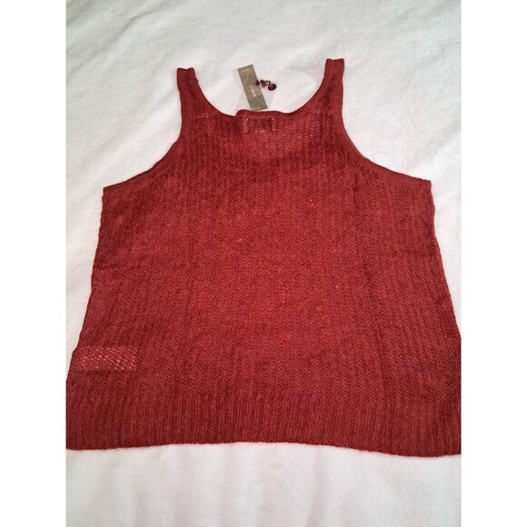 J. Crew Collection Embellished Pointelle Sweater Tank Alpaca CE698 Size M NWT - Picture 6 of 8